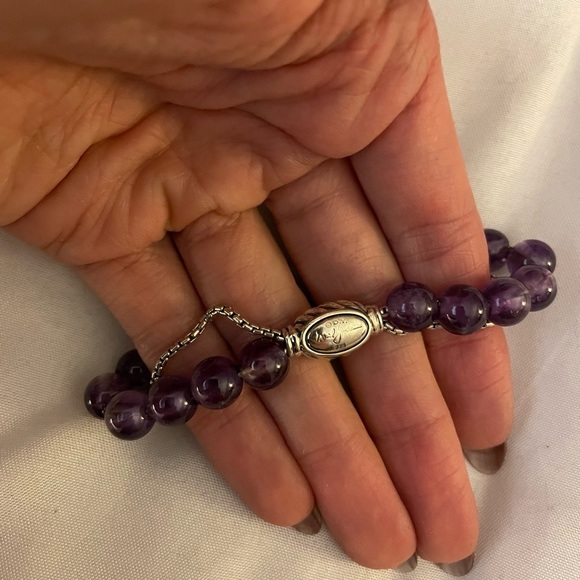 David Yurman Anethyst Spiritual Bead Bracelet
